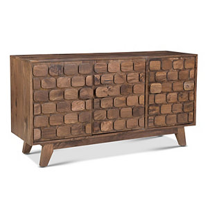 The kashth Mango Wood Sideboard Cabinet for Living Room Furniture