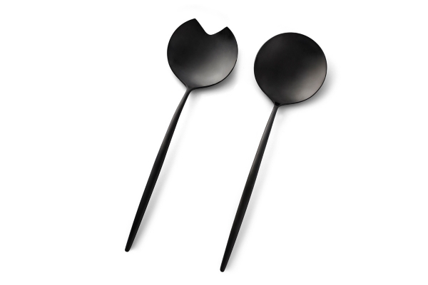 Black Stainless Steel 2pc. Serving Spoon Set Kirklands Home