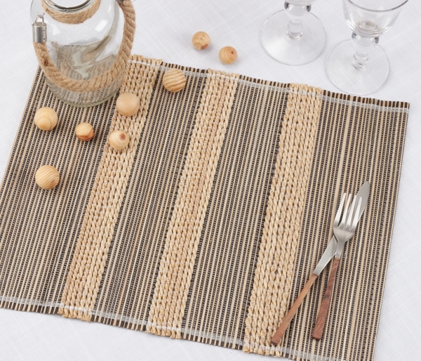 Seagrass Striped 4pc. Placemat Set Kirklands Home
