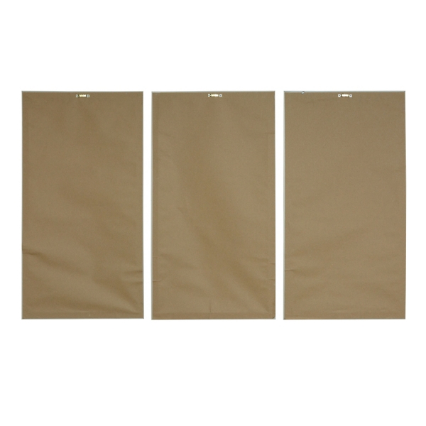 Greige Botanical Canvas Art Prints, Set of 3