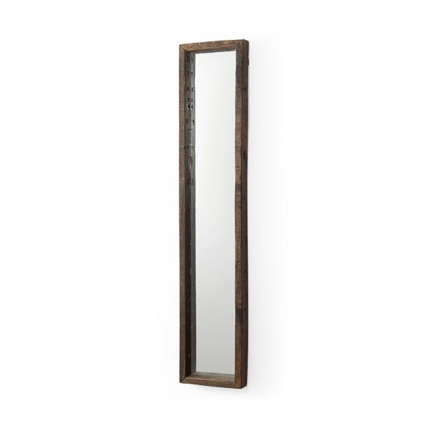 Garcelle Raw Wood FullLength Wall Mirror Kirklands Home