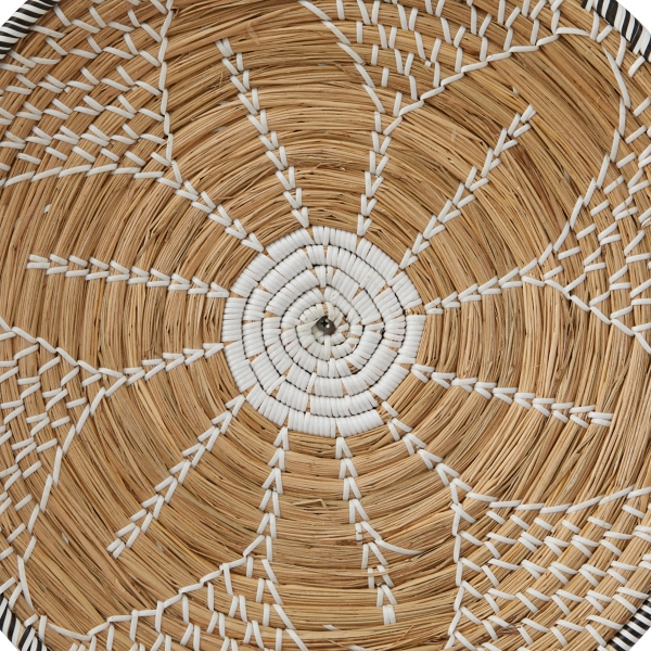 Tan Bohemian Seagrass 5-pc. Wall Plaque Set