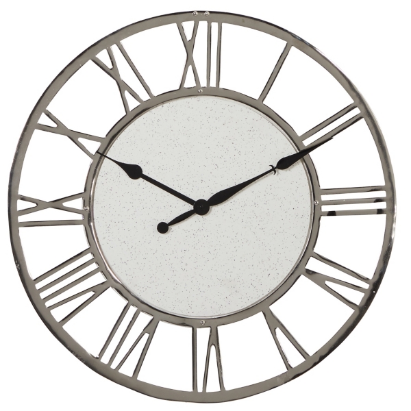 White Cambrie Ceramic Wall Clock Kirklands Home