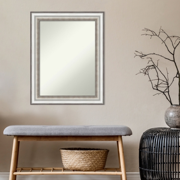 Silver Embossed Frame Wall Mirror | Kirklands Home