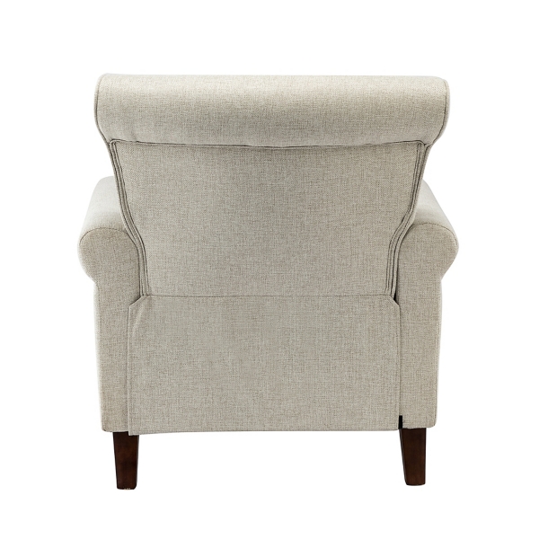 Light Gray Miriam Nailhead Trim Armchair