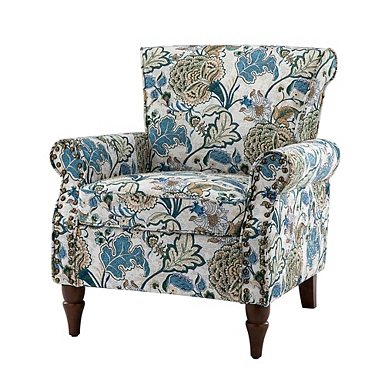 Yellow blue accent discount chair