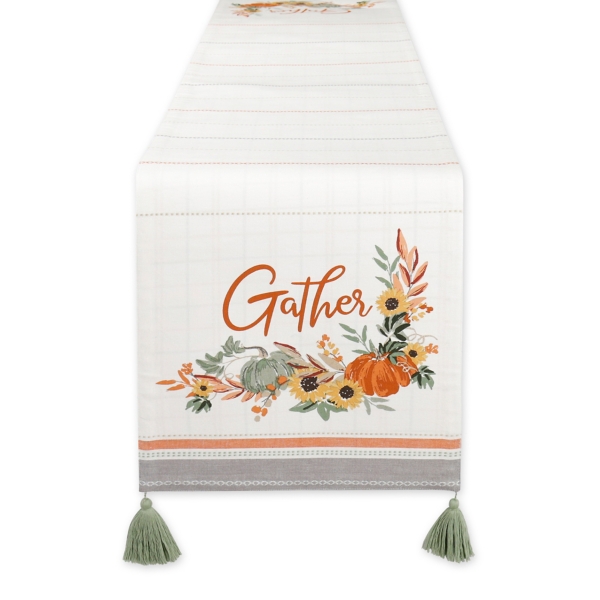 Gather with Pumpkin Harvest Table Runner Kirklands Home