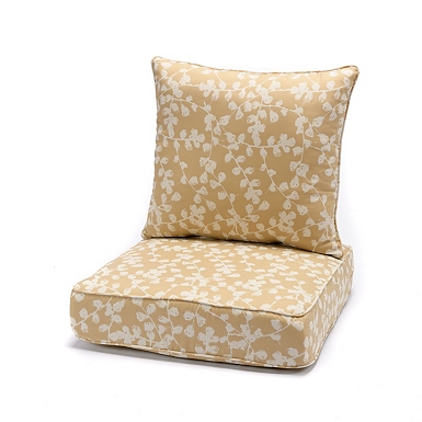 Yellow Herringbone Outdoor Chair Cushion Kirklands Home