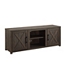 Brown Wood Farmhouse Media Cabinet