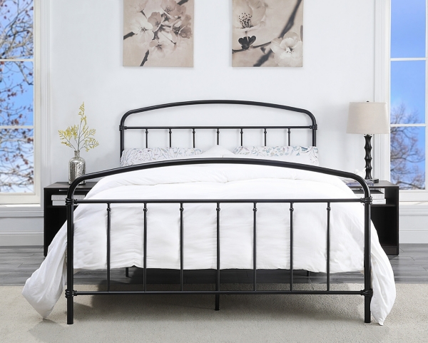 Queen Size Vintage Style Brass Headboard