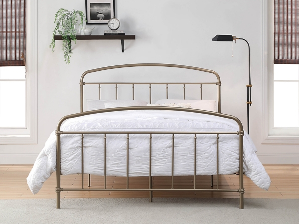 Vintage style queen on sale bed frame