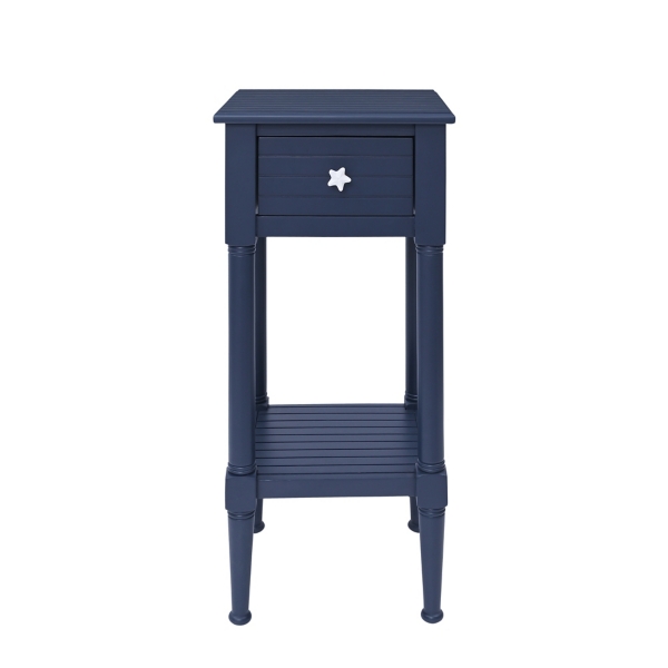 Blue deals accent table