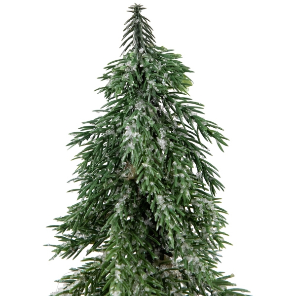 Frosted Pine Jute Base Christmas Tree