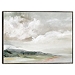 Abstract Earth and Clouds Framed Canvas Art Print