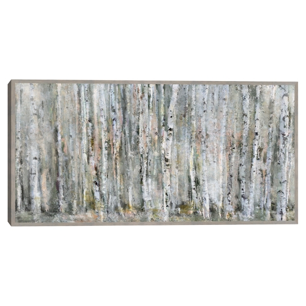 Whispering Birch Framed Canvas Art Print Kirklands Home