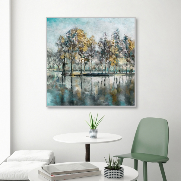 Beckoning Tree Grove Framed Canvas Art | Kirklands Home