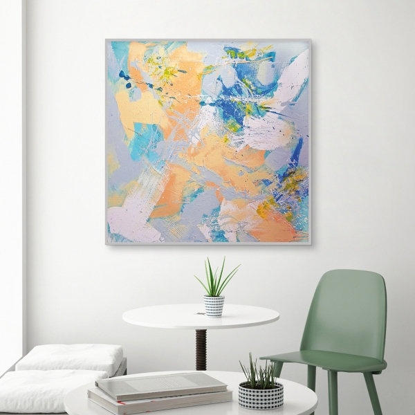 Peace Abstract Framed Canvas Art Kirklands Home