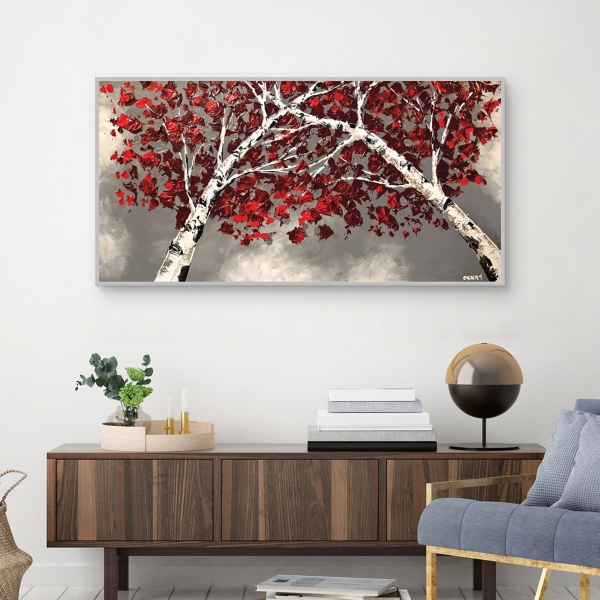 Reach I Framed Canvas Art Print