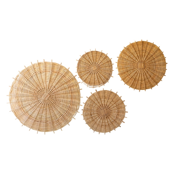 Woven Disc Wall Hangings, Set of 4 Kirklands Home