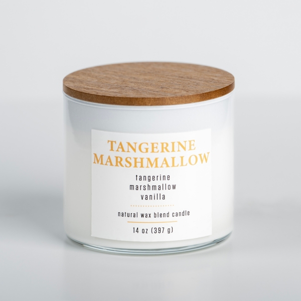 Tangerine Marshmallow Triple Wick Jar Candle Kirklands Home