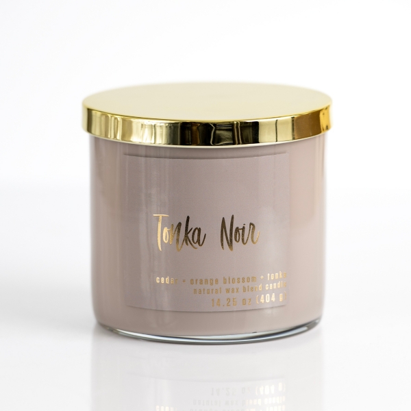 Tonka Noir Triple Wick Jar Candle Kirklands Home