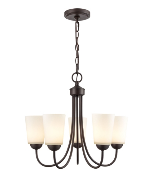 Bronze Traditional 5-Light Chandelier | Kirklands Home