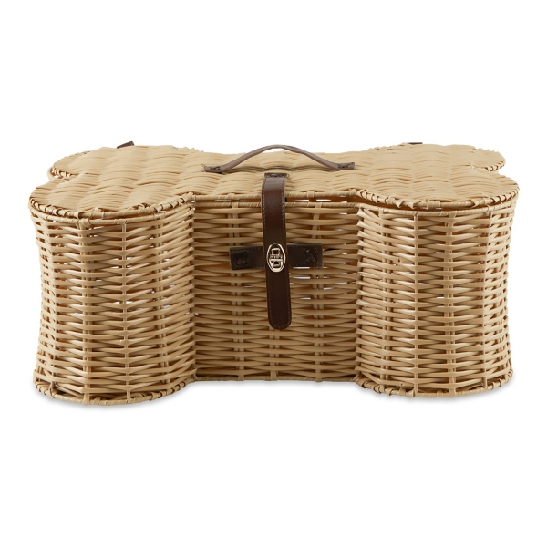 Natural Woven Bone Shaped Basket, 21 in. Kirklands Home