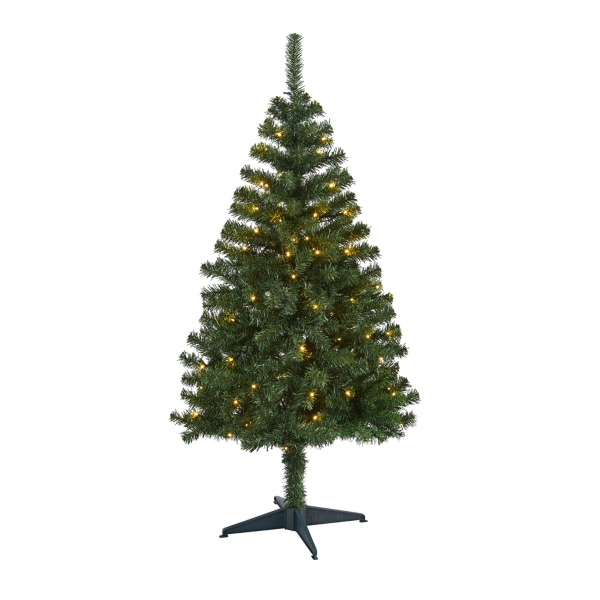 4 ft. Pre-Lit Northern Pine Christmas Tree