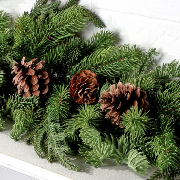 Real-Touch Norfolk Spruce Garland