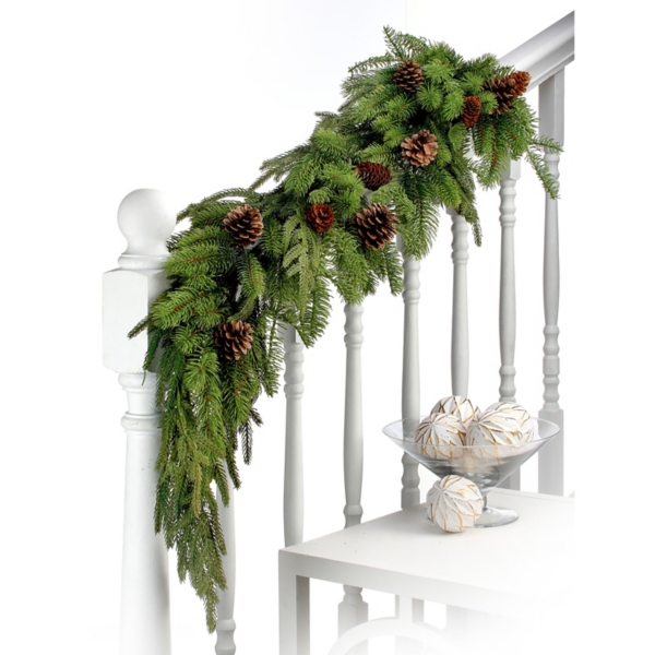 Real-Touch Norfolk Spruce Garland