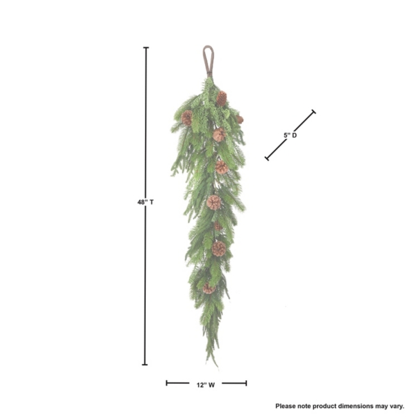 Real-Touch Norfolk Spruce Garland