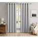 Smoky Gray Blackout Curtain Panel Set, 96 in.