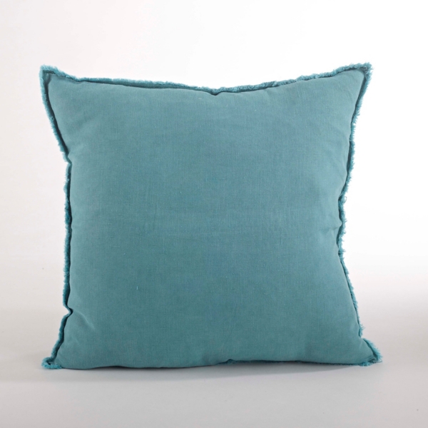 Turquoise Fringed Edge Pillow Kirklands Home