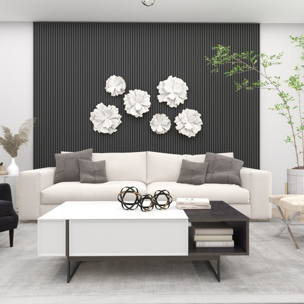 Onyx and Gold 3-pc. Orb Sculpture Set