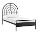 Black Metal Arch Twin Bed
