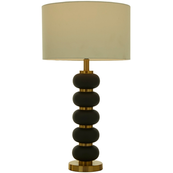 Black Gold Metal Spindle Table Lamp Kirklands Home