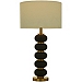 Black Gold Metal Spindle Table Lamp