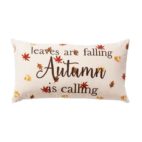 Leaves are Falling Autumn is Calling Lumbar Pillow Kirklands Home