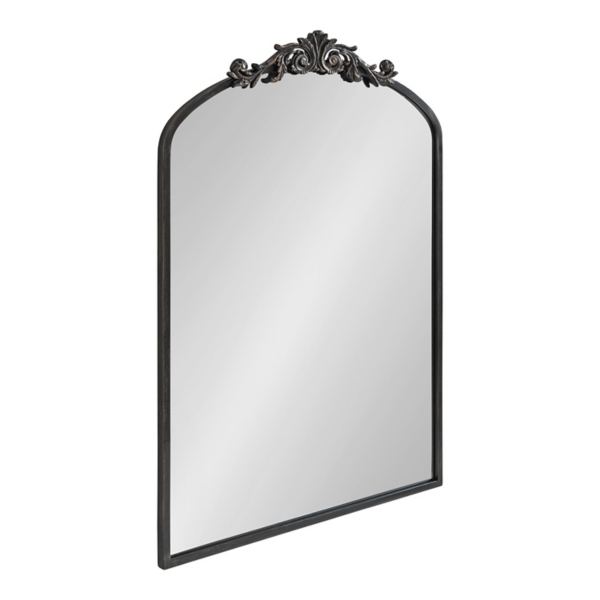 Black Arendahl Arched Mirror, 24x36 in.