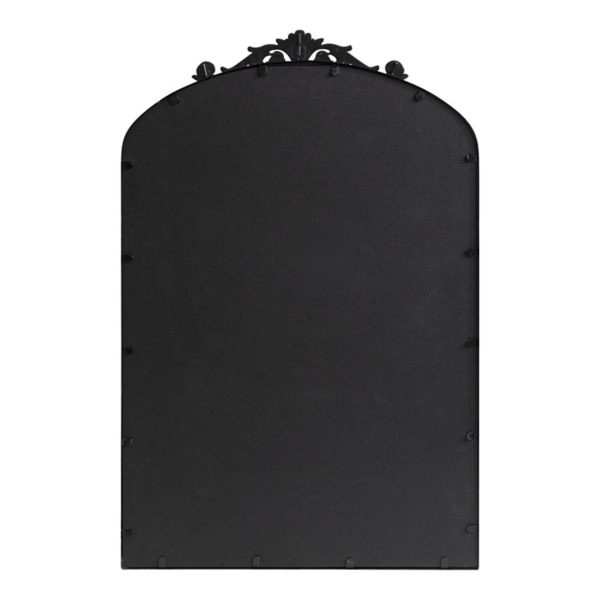 Black Arendahl Arched Mirror, 24x36 in.