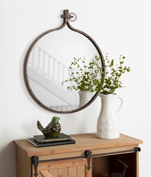 Bronze Metal Yitro Wall Mirror