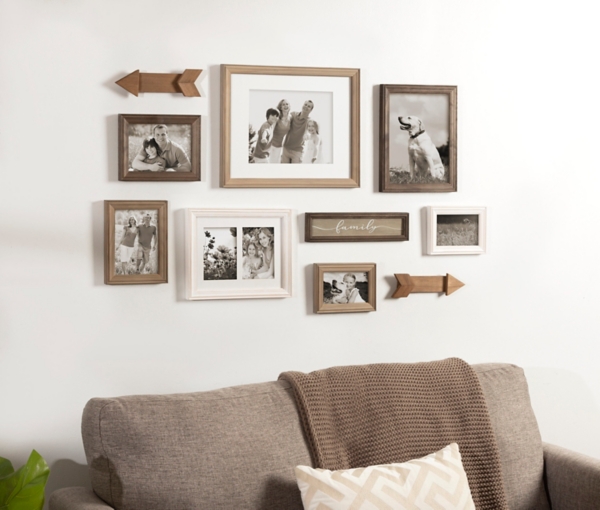 Brown Arrow 10-pc. Gallery Wall Picture Frame Set