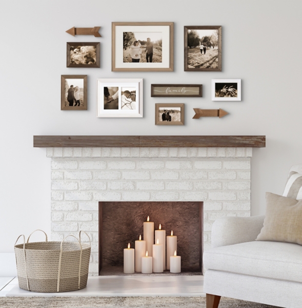 Brown Arrow 10-pc. Gallery Wall Picture Frame Set