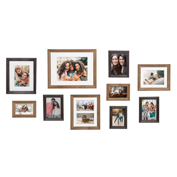 Brown Hues 10-pc. Gallery Wall Picture Frame Set | Kirklands Home
