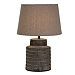 Black Terracotta Dash Pattern Table Lamp