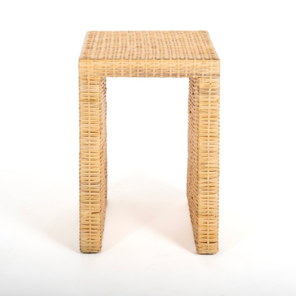 Natural Woven Rattan Side Table Kirklands Home