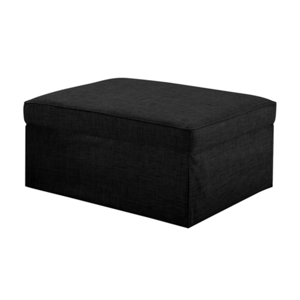 Black 5Way Adjustable Ottoman with Pillow Kirklands Home