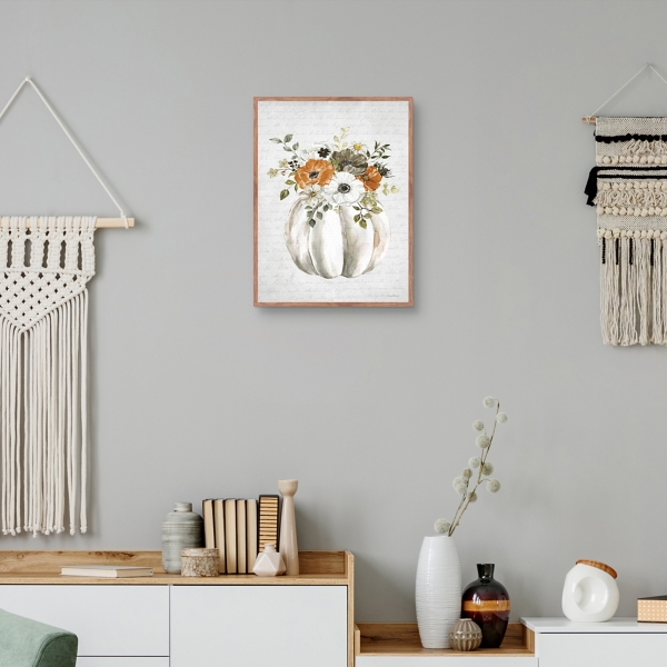 Flora Pumpkin Harvest Wall Plaque Kirklands Home