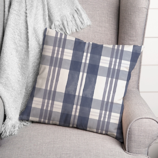 Kirklands plaid outlet pillows