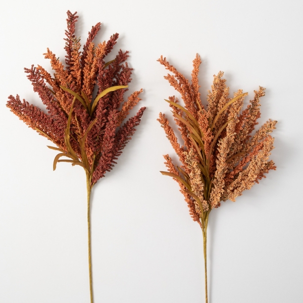 Rust Toned Autumn Seed Stems, Set of 2 Kirklands Home